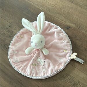 Security Blanket Kaloo Perle - Round Comforter Rabbit - Pink - 20cm